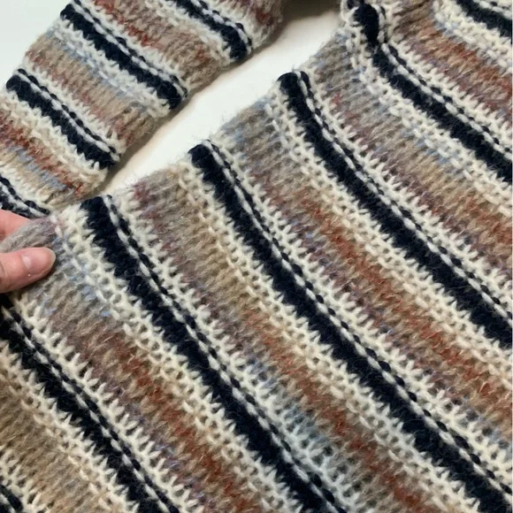 A.L.C. Multicolor Striped Long Sleeve Dress - Picture 6 of 9